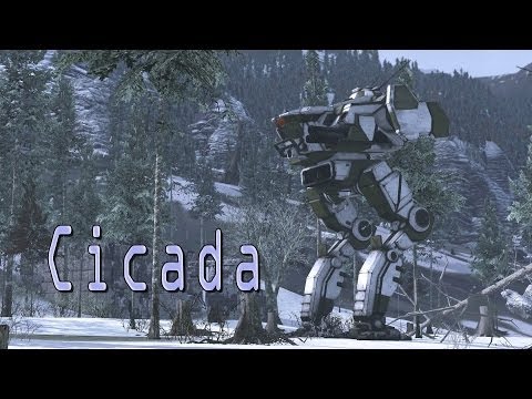 Mechwarrior Online - Скачки (Cicada CDA-3M, 2xPPC)
