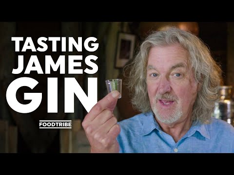 James May tastes his new gin for the first time