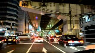 preview picture of video 'アキーラさんドライブ！大阪市内1,Driving,Osaka,Japan'