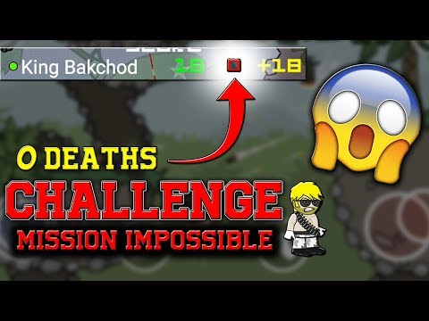 Mini Militia 0 Deaths Challenge OMG !! MISSION IMPOSSIBLE Gameplay | Doodle Army 2: Mini Militia #90 Video