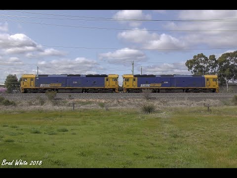 Trackside: G536 and G531 on 0088 Pacific National Route Learner from Bendigo- 10/9/18