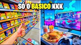 Um GAMER fazendo COMPRAS depois de LARGAR O EMPREGO! kkk