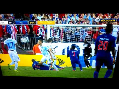 USA vs Haiti 7/10/15 Clint Dempsey bullet.
