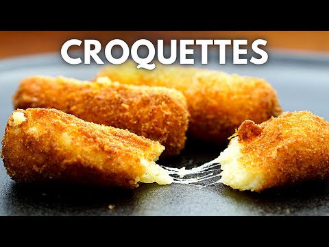 Easy Homemade Potato Croquettes with Mozzarella Filling