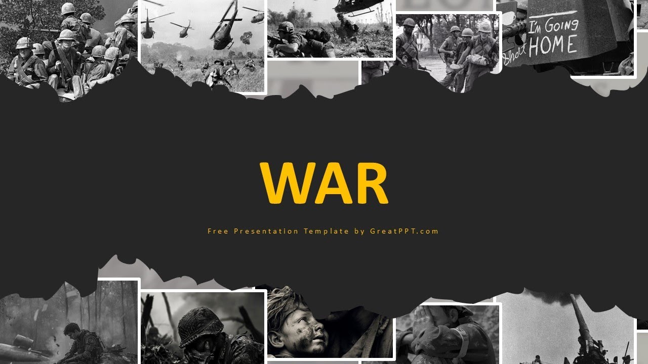 Free War Presentation Theme - PowerPoint & Google Slides by GreatPPT