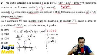 Prova Resolvida AFA(2026 - 2027) - Matemática - Questão 21
