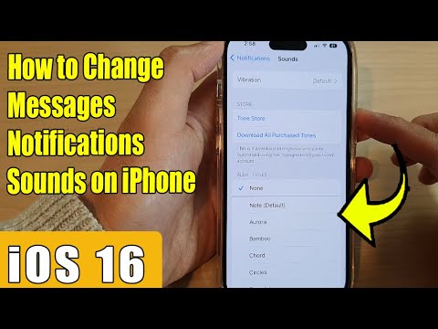 iOS 16: How to Change Messages Notifications Sounds on iPhone