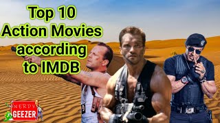 Top 10 Action Movies according to imdb