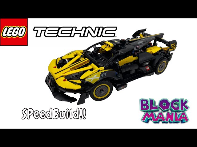 Vídeo relacionado con LEGO Technic Bugatti Bolide Maqueta de Coche Deportivo Negro y Amarillo para Construir, Vehículo para Carreras de Juguete Coleccionable, Idea de Regalo para Niños y Niñas de 9 Años o Más 42151