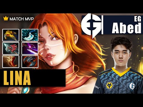 Lina Mid | EG.Abed | ABED LINA IMBA 10 MINS BOOTS OF TRAVEL 100% WIN MID | 7.32b Gameplay Highlights