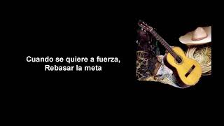 Te Solté La Rienda - José Alfredo Jiménez (Letra)