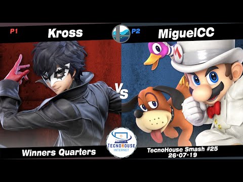 TecnoHouse #25: SS | Kross (Joker) vs MiguelCC (Duck Hunt, Mario) - Winners Quarters