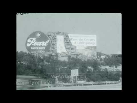 Dedication of the Pearl Beer Waterfall Billboard - May 1962 (Silent)