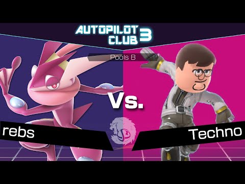 APC3 - rebs (Greninja) vs. Techno (Mii Brawler) [Pools B Winners Round 3]