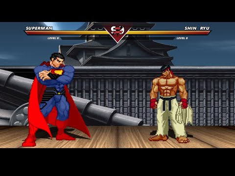 SHIN RYU VS SUPERMAN - VERY EXCITING FIGHT WITH FULL POWER !