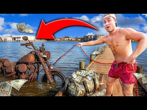 We Found A Bag FULL Of Money Magnet Fishing