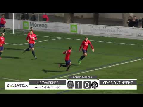 UE Tavernes 1 - 0 CD Ontinyent 2022/23