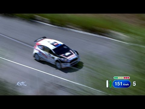 FIA ERC Asfalistiki Cyprus Rally 2014 - Kajetanowicz on SS3