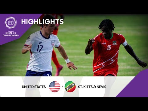 Concacaf Under-20 Championship 2022 Highlights | United States vs St. Kitts and Nevis