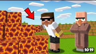 Minecraft but lf we Touch a Block we Get Power...