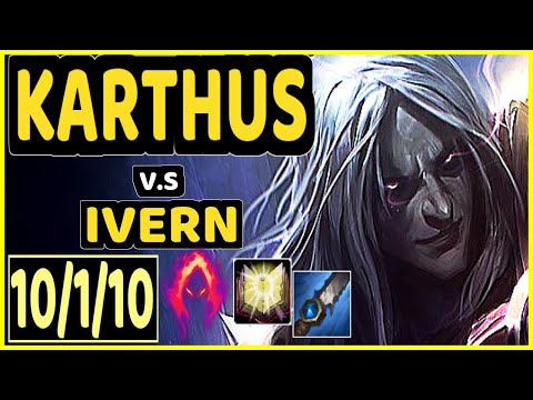 ENVY (KARTHUS) vs IVERN - 10/1/10 KDA JUNGLE GAMEPLAY - BR Ranked GRANDMASTER