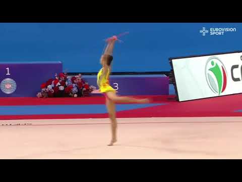 Alicia TAN (AUS) - 22.800 -  Clubs (Maças/Mazas ) Final - 3rd FIG RG Junior World Champ.