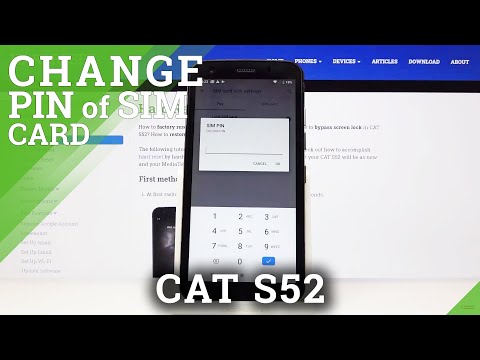 How to Change PIN Code to SIM Card in CAT S52 – Change Secure PIN Code