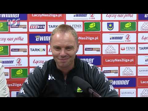 KONFERENCJA PRASOWA PO MECZU SIARKA TARNOBRZEG - GÓRNIK POLKOWICE 2:0  (1:0)