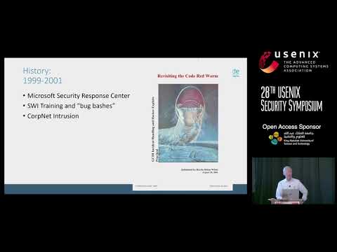USENIX Security '19 - Lessons Learned About Building Secure Software: It's About the Developers!