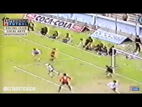 Gol de Morete a Racing - Racing 0-2 Independiente - Metropolitano 1982