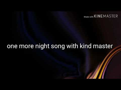One more night official - song