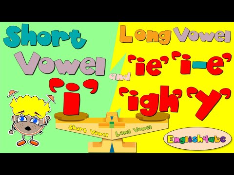 Short Vowel i / Long Vowel ie, i-e, igh, y / Comparison Phonics Mix!