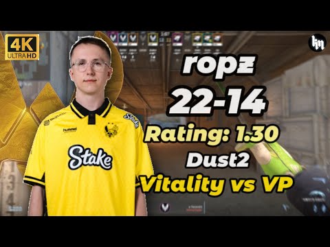 ropz (22-14) Vitality vs VP (Dust2) | IEM Chengdu 2025 #vitality #cs2 #ropz