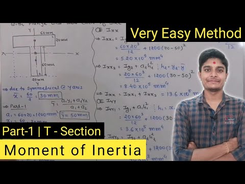 Moment of Inertia | T-Section | SM-1 | MOS | GTU