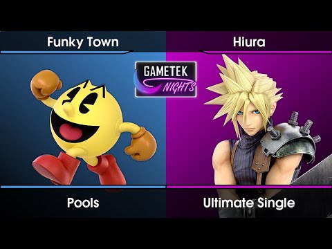 Gametek Night 2023.12 Pools - Funky Town (Pac-Man) Vs. Hiura (Cloud) SSBU Ultimate Tournament
