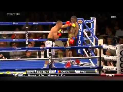 Terrell Gausha vs Cesar Vila full fight 11 12 2014