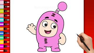 HOW TO DRAW ODDBODS NEWT  - STEP BY STEP TUTORIAL
