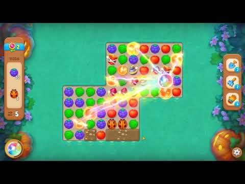 Gardenscapes level 11356 No Boosters Gameplay