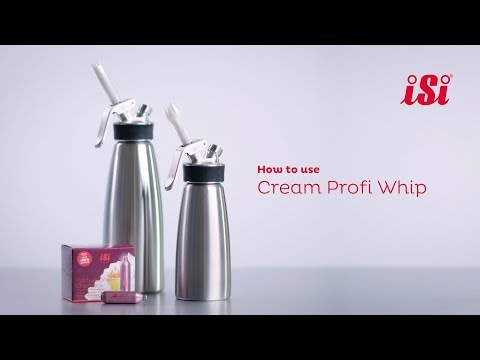 iSi Cream Profi Whip, How to Use, Version A Original