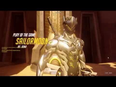 Overwatch Genji - 6 kills 1 Dragonblade