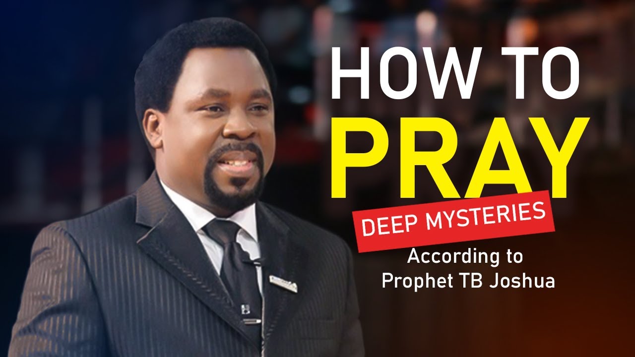 Prophet TB Joshua reveals the type of prayer that works. #tbjoshua #prayer