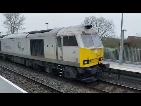 DB Class 60 60066 ‘Drax powering tomorrow’ 6E45 Westerleigh - Humber