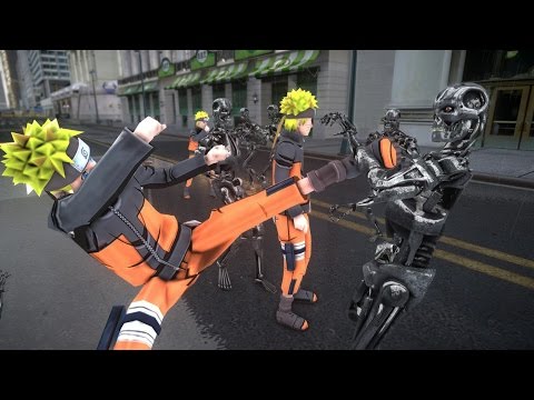 Naruto vs Terminator Army - Epic Battle