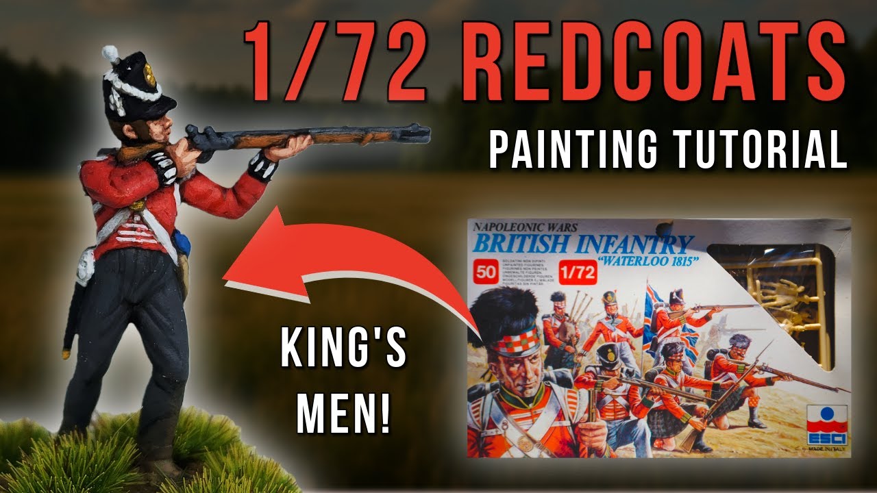 1/72 ESCI British Infantry - Napoleonic Wars | Painting Guide | Toy Soldiers