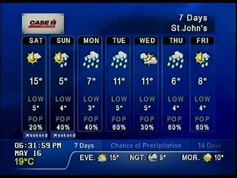 The Weather Network Footage from 16 May 2014