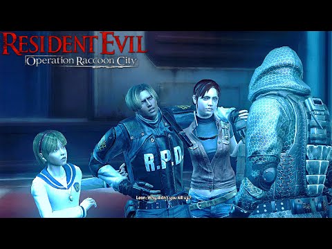 Defend Leon Kennedy and Claire Redfield - Resident Evil Operation Raccoon City (2012)