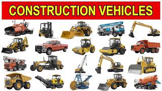 Construction Vehicles Name in English | Learn 20 types of Construction Vehicles gameplay video by jbrausse@nsd.org, 13:23 duration