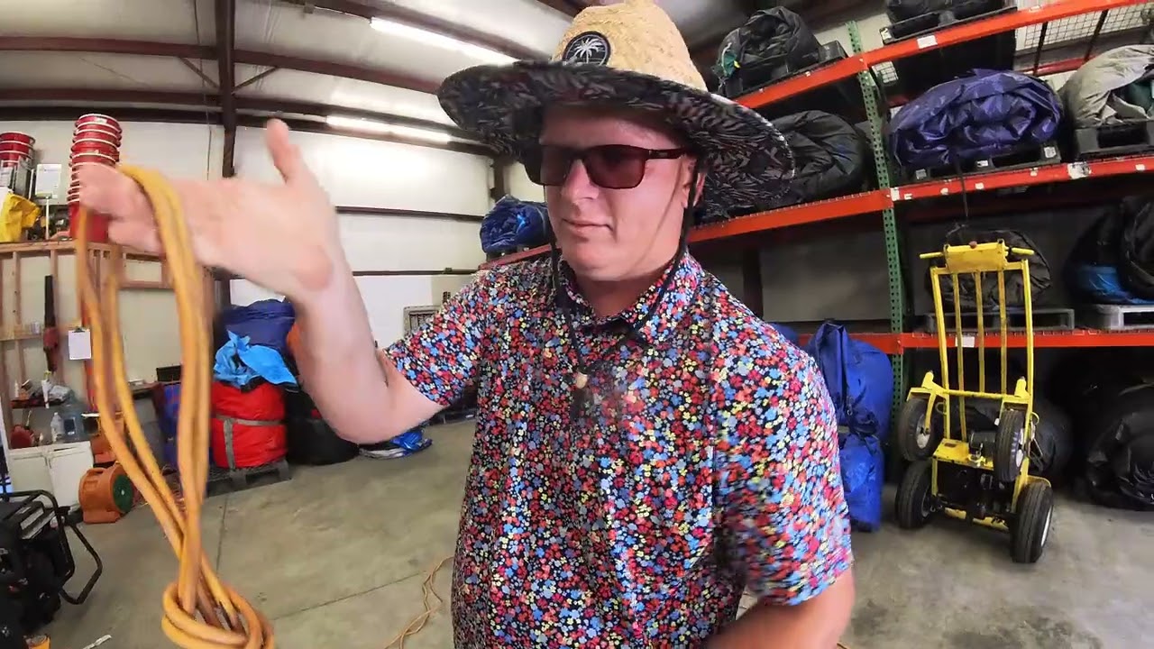 How to wrap an extension cord