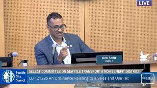 Select Committee on Seattle Transportation Benefit District 6/18/2026