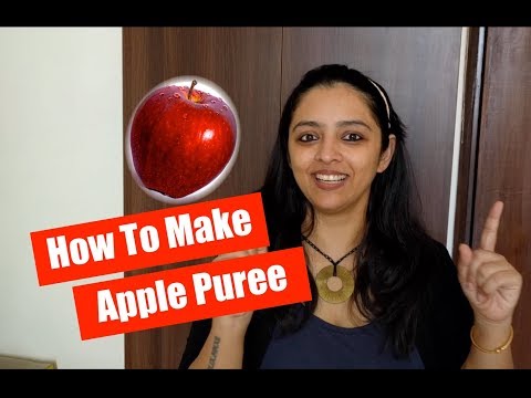 How to make Apple Puree for Babies (First Foods for Babies)